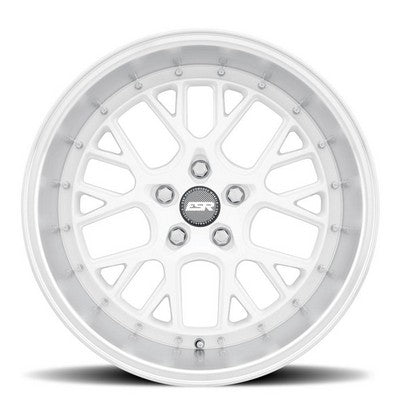 ESR Wheels CS11 Gloss White Machine Lip 19x9.5 +22 5x114.3mm 72.6mm