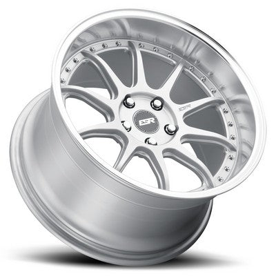 ESR Wheels CS12 Hyper Silver Machine Lip 19x9.5 +35 5x120mm 72.6mm