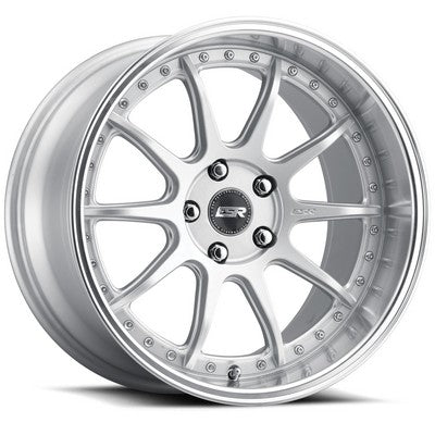 ESR Wheels CS12 Hyper Silver Machine Lip 18x8.5 +30 5x100mm 72.6mm
