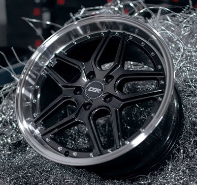 ESR Wheels CS15 Gloss Graphite Machine Lip 18x9.5 +22 5x100mm 72.6mm