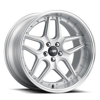 ESR Wheels CS15 Hyper Silver Machined Lip 19x9.5 +22 Custom 72.6mm