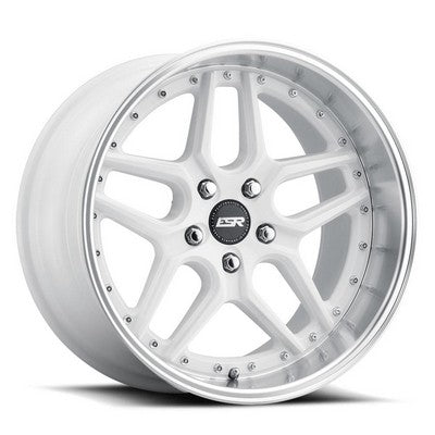 ESR Wheels CS15 Gloss White Machine Lip 18x8.5 +30 5x100mm 72.6mm