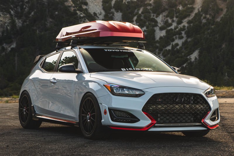 CSF 19 - 20 Hyundai Veloster N / 17 - 20 Hyundai i30 N MT Stepped Core Intercooler - Black Intercoolers