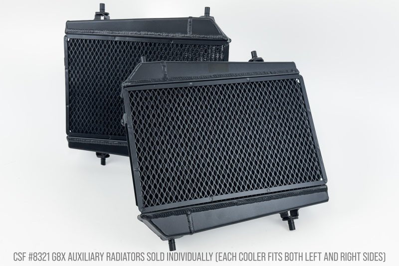 CSF BMW G8X M3/M4/M2 High - Performance Auxiliary Radiator - Single Radiator Radiators