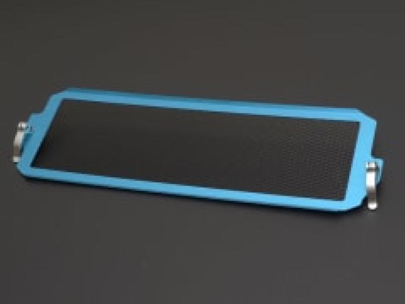 Cusco 08-17 Impreza (GR/GV/VA) Turbo Intercooler Protection Grill Kit Blue w/Blk Mesh-Other Body Components-Cusco