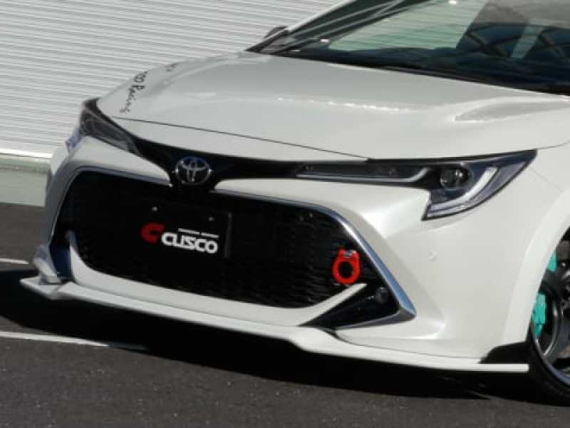 Cusco 19+ Toyota Corolla Hatchback Front Lip Spoiler (Primer/Unpainted)-Lips & Splitters-Cusco