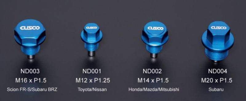 Cusco Neodymium Magnetic Drain Bolt - Subaru-Drain Plugs-Cusco