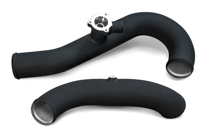 CV Fabrication 15 - 23 Ford Mustang EcoBoost ECOMUSCHGE1/R Aluminum Intercooler Charge Pipe Kit - Intercooler Pipe Kits - CV Fabrication