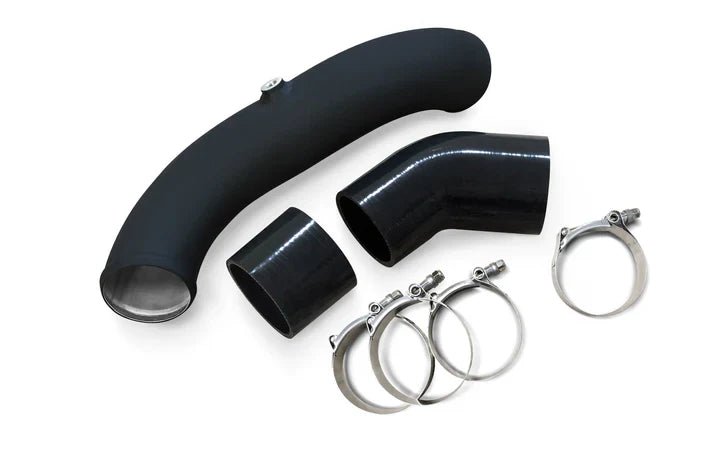 CV Fabrication 15 - 23 Ford Mustang EcoBoost ECOMUSCHGE1/R Aluminum Intercooler Charge Pipe Kit - Intercooler Pipe Kits - CV Fabrication