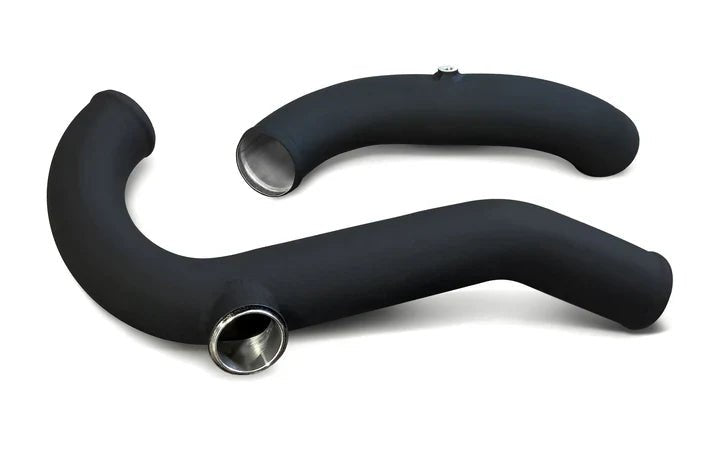 CV Fabrication 15 - 23 Ford Mustang EcoBoost ECOMUSCHGEB1/R Aluminum Intercooler Charge Pipe Kit with TiAL Flange - Intercooler Pipe Kits - CV Fabrication