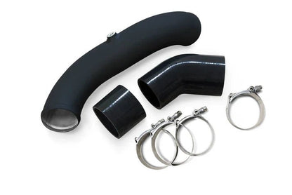 CV Fabrication 15 - 23 Ford Mustang EcoBoost ECOMUSCHGEB1/R Aluminum Intercooler Charge Pipe Kit with TiAL Flange - Intercooler Pipe Kits - CV Fabrication