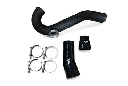 CV Fabrication 15 - 23 Ford Mustang EcoBoost ECOMUSCHGEB2/R Aluminum Intercooler Charge Pipe Kit with HKS Flange - Intercooler Pipe Kits - CV Fabrication
