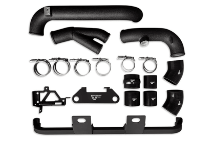CV Fabrication 15 - 24 Ford F - 150 2.7L & 3.5L / 17 - 24 Ford Raptor 3.5L EcoBoost / 21 - 24 F - 150 3.5L Powerboost 1523FMIC - SV/BK Titan High Mount Intercooler - Intercoolers - CV Fabrication