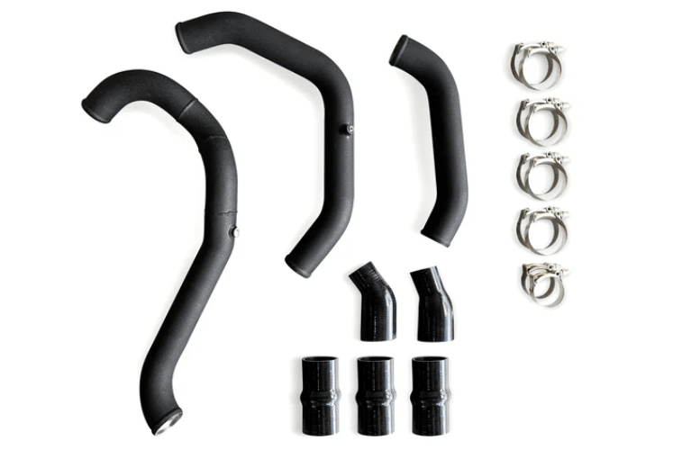 CV Fabrication 17 - 20 Ford F - 150 & Raptor / 18 - 21 Ford Expedition 3.5L EcoBoost 100AIC - 8 Hot - Side Aluminum Intercooler Piping - Intercooler Pipe Kits - CV Fabrication