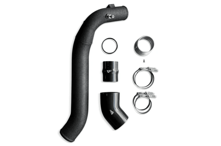 CV Fabrication 21 - 23 Ford F - 150 2.7L EcoBoost 100AIC - 18 Aluminum Intercooler Hot - Side + Cold - Side Piping Kit - Intercooler Pipe Kits - CV Fabrication