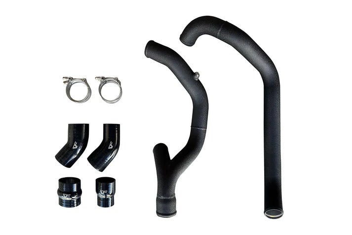 CV Fabrication 21 - 25 Ford Explorer ST 3.0L w/o OEM BPV 21A24EXPSTCPH Hot - side Aluminum Intercooler Pipe - Intercooler Pipe Kits - CV Fabrication