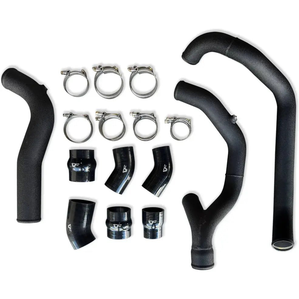 CV Fabrication 21A24EXPICKIT Hot & Cold Aluminum Intercooler Pipe Kit for 2021 - 2025 3.0L Ford Explorer ST w/ OEM BPV - Intercooler Pipe Kits - CV Fabrication
