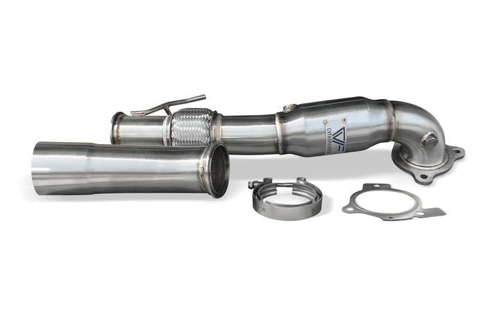 CV Fabrication 22 - 24 Ford Maverick 2.0L / 21 - 23 Ford Bronco Sport 2.0L 2223MAVDP CVF 3" Stainless Steel Catted Downpipe - Downpipes - CV Fabrication