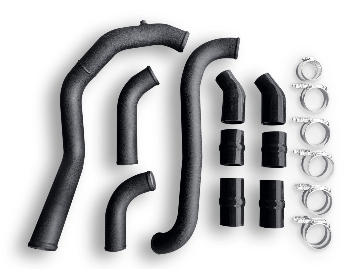 CV Fabrication Hot & Cold Intercooler Piping Kit for 2021 - 2025 F - 150 / Raptor 3.5L Ecoboost and PowerBoost CVF - 100AIC - 15 - Intercooler Pipe Kits - CV Fabrication