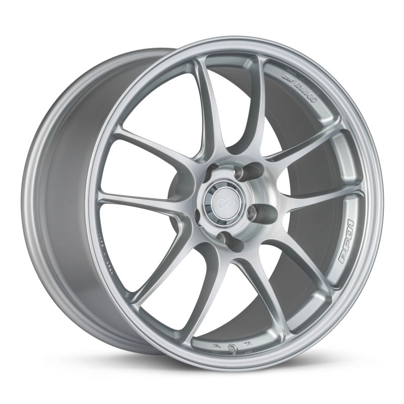 Enkei PF01 18x8 5x108 50mm Offset 75mm Bore Silver Wheel (MOQ 40)