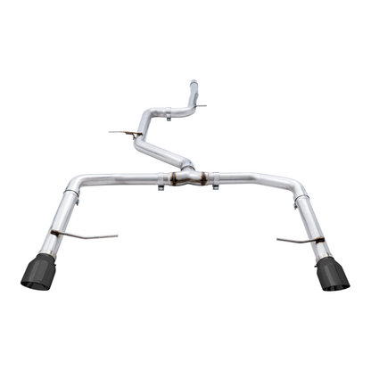 AWE Tuning 18-21 Volkswagen Jetta GLI Mk7 Track Edition Exhaust - Diamond Black Tips (Fits OEM DP)