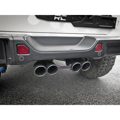 aFe Rebel Series 2.5in. 304 SS C/B Exhaust System 2018 Jeep Wrangler (JL) V6-3.6L - Black Tip