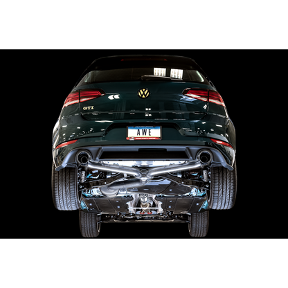 AWE Tuning Volkswagen GTI MK7.5 2.0T Touring Edition Exhaust w/Chrome Silver Tips 102mm