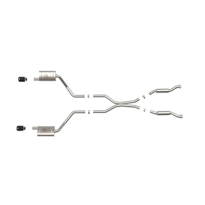 aFe MACH Force-Xp 304 SS Cat-Back Exhaust System w/ Black Tip - 11-22 Dodge Durango