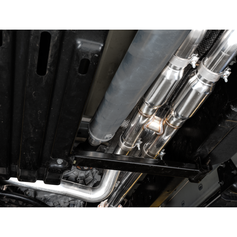 AWE Tuning 2021 RAM 1500 TRX 0FG Cat-Back Exhaust - Diamond Black Tips