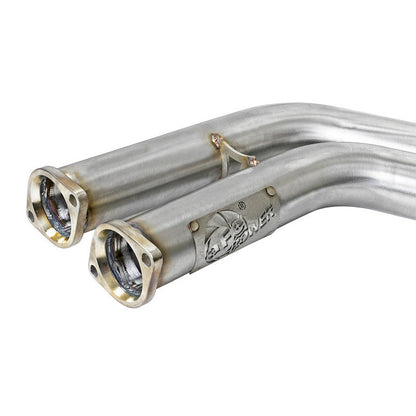 aFe Twisted Steel HDR X-Pipe SS-304 01-06 BMW M3 3.2L S54