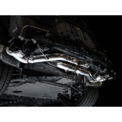 AWE Tuning 2020 Chevrolet Corvette (C8) Track Edition Exhaust - Quad Diamond Black Tips