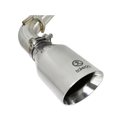 aFe POWER Takeda 2.5in 304 SS CB Exhaust w/ Polished Tips 17-19 Infiniti Q60 V6-3.0L (tt)