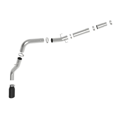 aFe ATLAS 5in DPF-Back Alum Steel Exhaust System w/ Black Tip 19-20 Ram Diesel Trucks L6-6.7L (td)