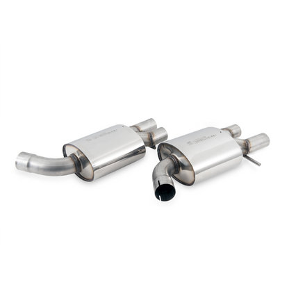 AWE Tuning Audi C7.5 A6 3.0T Touring Edition Exhaust - Quad Outlet Chrome Silver Tips