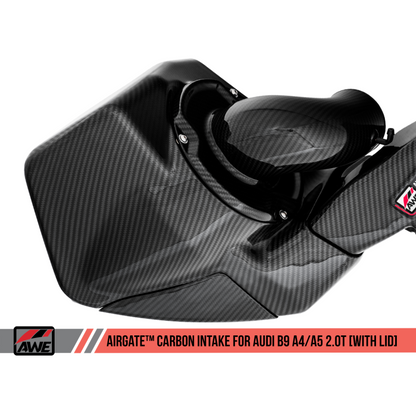 AWE Tuning Audi B9 A4/A5 2.0T Quattro Carbon Fiber AirGate Intake w/ Lid