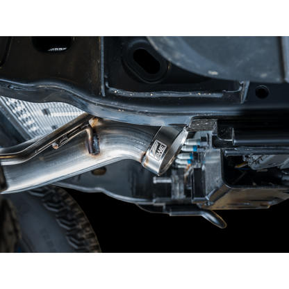 AWE Tuning 2021+ Ford Bronco 0FG Exhaust (No Tips) w/ Bash Guard