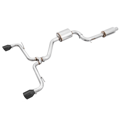 AWE Tuning VW MK7 GTI Touring Edition Exhaust - Diamond Black Tips