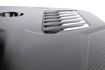 Dinan 19-26 BMW B58D (G01/G02/G20/G22/G23/G26/G42) Gloss Carbon Fiber Engine Cover w/Matte Accents