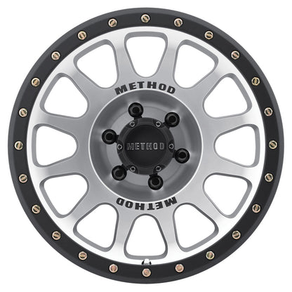 Method MR305 NV 17x8.5 0mm Offset 6x5.5 108mm CB Machined/Black Street Loc Wheel