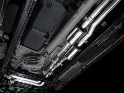 AWE Tuning 25+ RAM 1500 3.0TT 0FG Cat-Back Touring Exhaust - Chrome Silver Tips