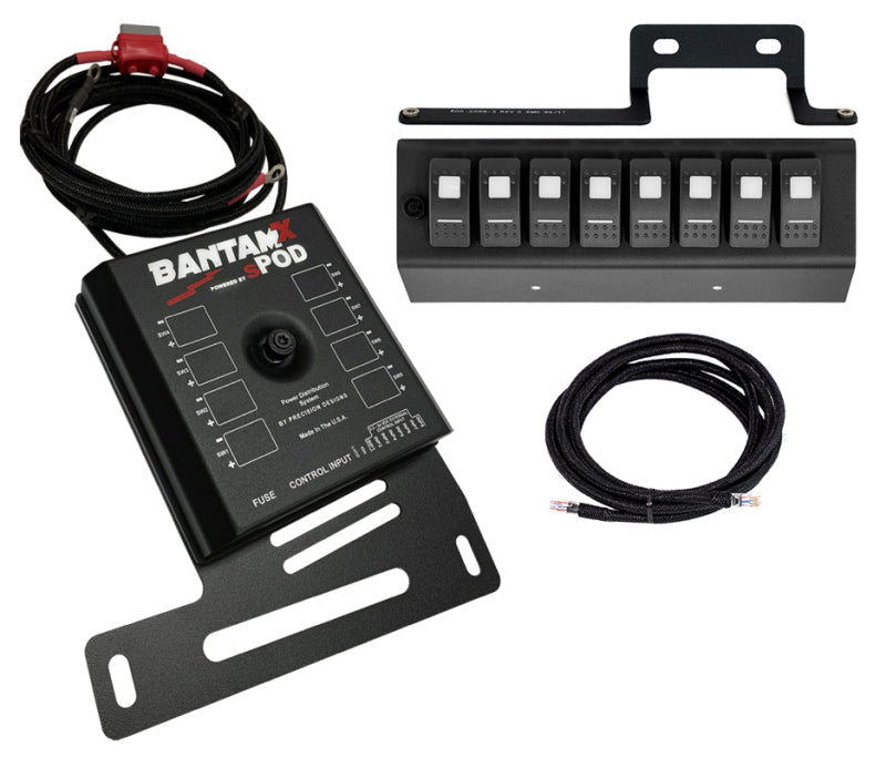 sPOD 09-18 Jeep Wrangler JK BantamX w/Blue LED Switch Panel