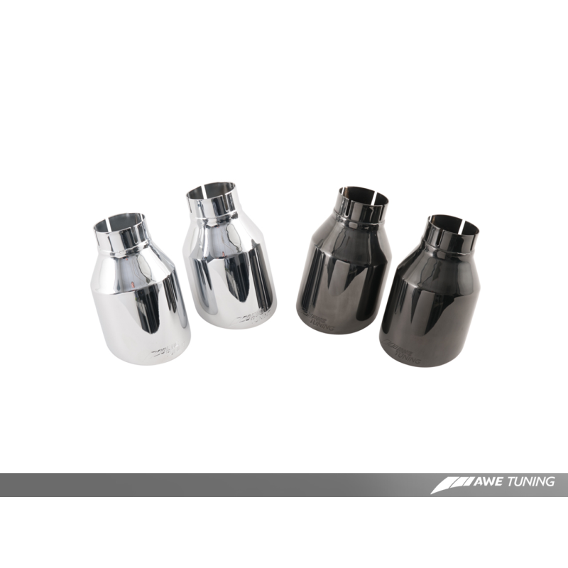 AWE Tuning BMW F3X 335i/435i Touring Edition Axle-Back Exhaust - Chrome Silver Tips (102mm)