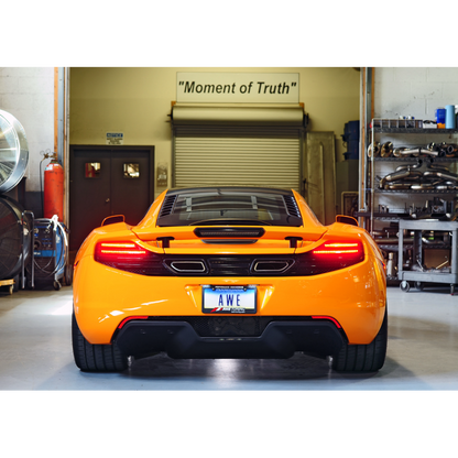 AWE Tuning McLaren MP4-12C Performance Exhaust - Machined Tips
