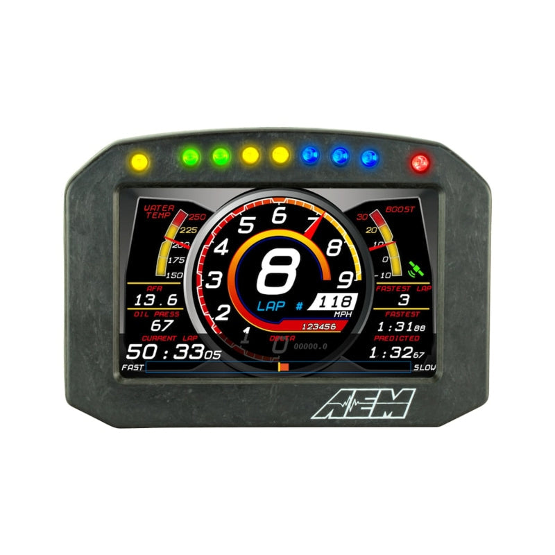 AEM CD-5L Carbon Logging Flush Digital Dash Display