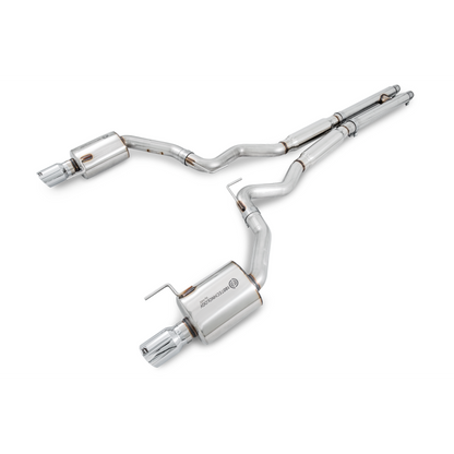 AWE Tuning S550 Mustang GT Cat-back Exhaust - Touring Edition (Chrome Silver Tips)