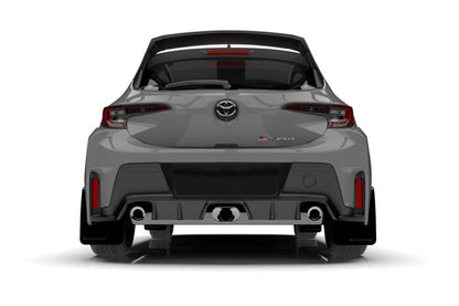 Rally Armor 23-26 Toyota GR Corolla Black UR Mud Flap w/White Logo