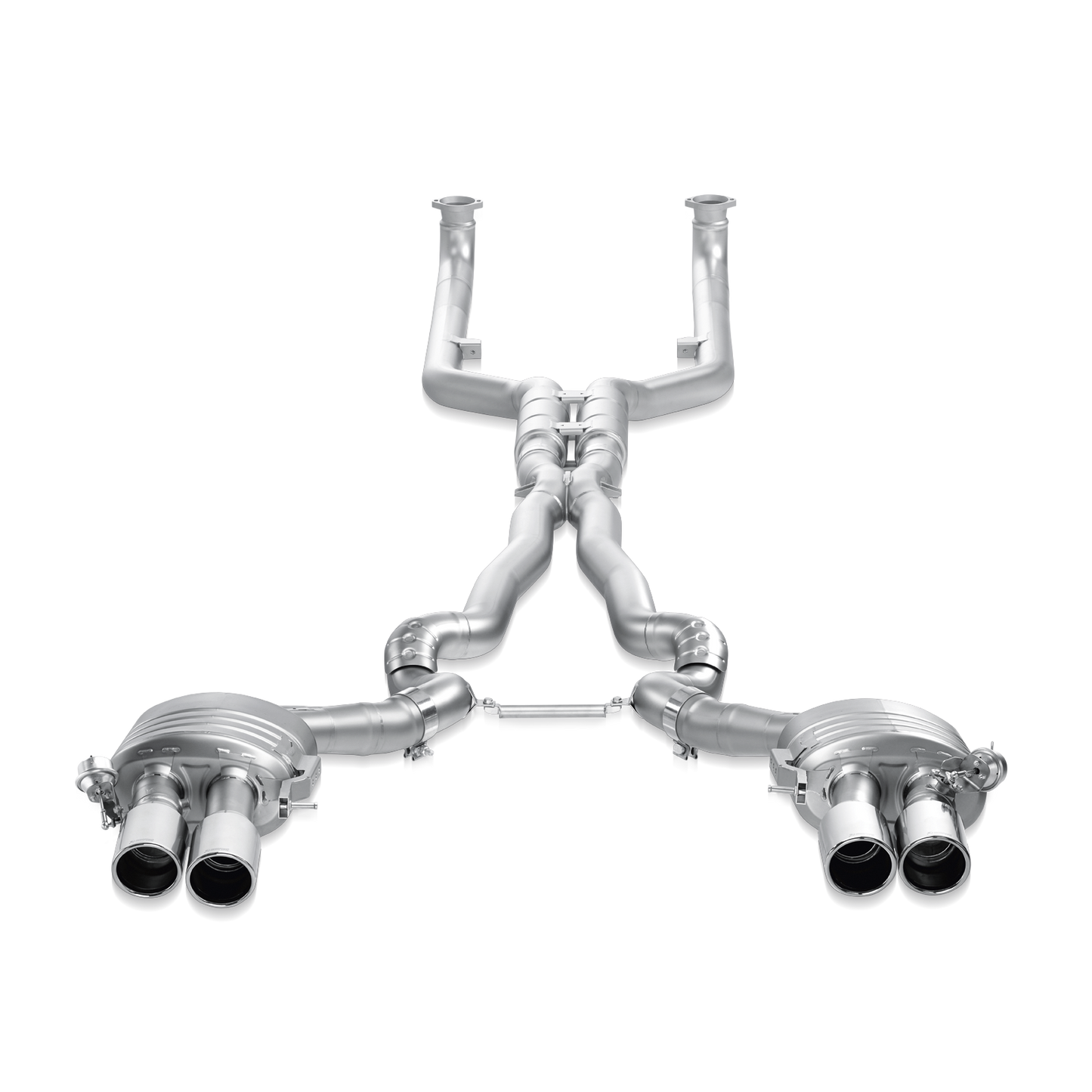 Akrapovič Evolution Line Catback Exhaust System (Titanium) w/Titanium Tips - 2013-2017 BMW M6 Gran Coupe (F06)