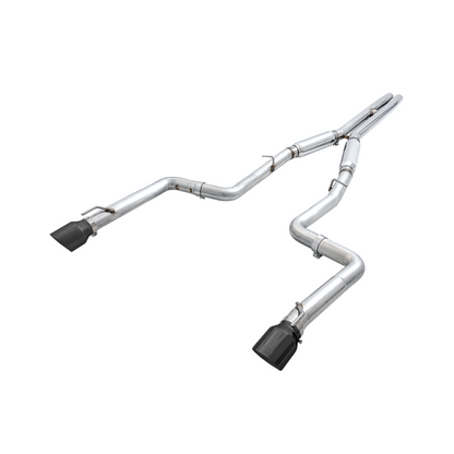 AWE Tuning 2017+ Dodge Charger 5.7L Track Edition Exhaust - Diamond Black Tips
