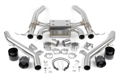 Dinan 21-27 BMW M3/M4 (G80/G82/G83) Valved Axleback Exhaust System - Black Tips