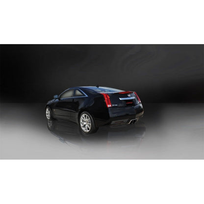 Corsa 11-13 Cadillac CTS Coupe V 6.2L V8 Black Sport Axle-Back Exhaust